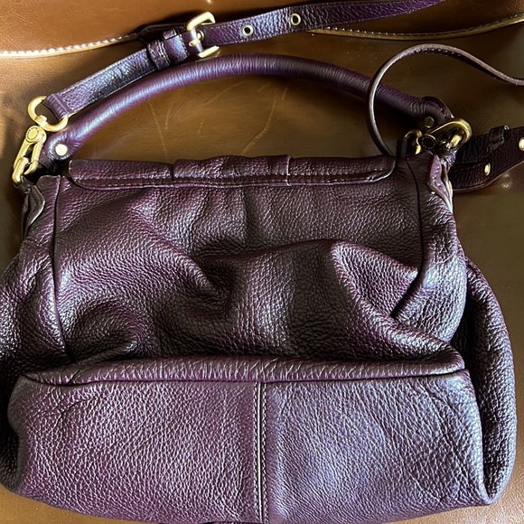 Marc by Marc Jacobs Wine/Burgundy Red Midsized Satchel - Picture 4 of 7